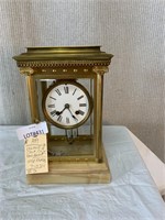 Vermont Clock Co. Marble Base Mantle Clock
