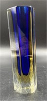 Beautiful Murano Sommerso Flavio Blue Vase Uv