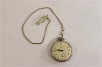 Vintage Westclox Pocket Ben Watch with Chain