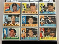 (200) 1960 TOPPS BASEBALL CARDS