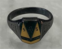 1956 Simonds High School Silver Grad Ring