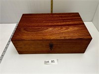 Felt Lined Wood Box