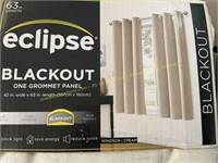 3 panels Eclipse blackout curtains
