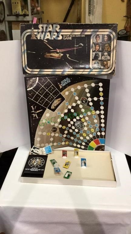 Star Wars vintage Escape from Death Star board