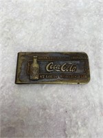 Coca-Cola 1904 World's Fair Tiffany Money Clip