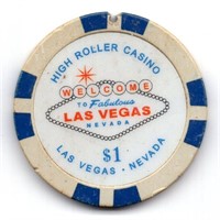 High Roller Casino Las Vegas $1 Chip Token