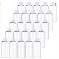 25 PCS Clear Plastic Empty Squeeze Bottles