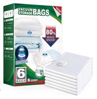 6 Pack Vacuum Storage Bags 40x30 in
