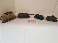 Lot of Toy Tanks