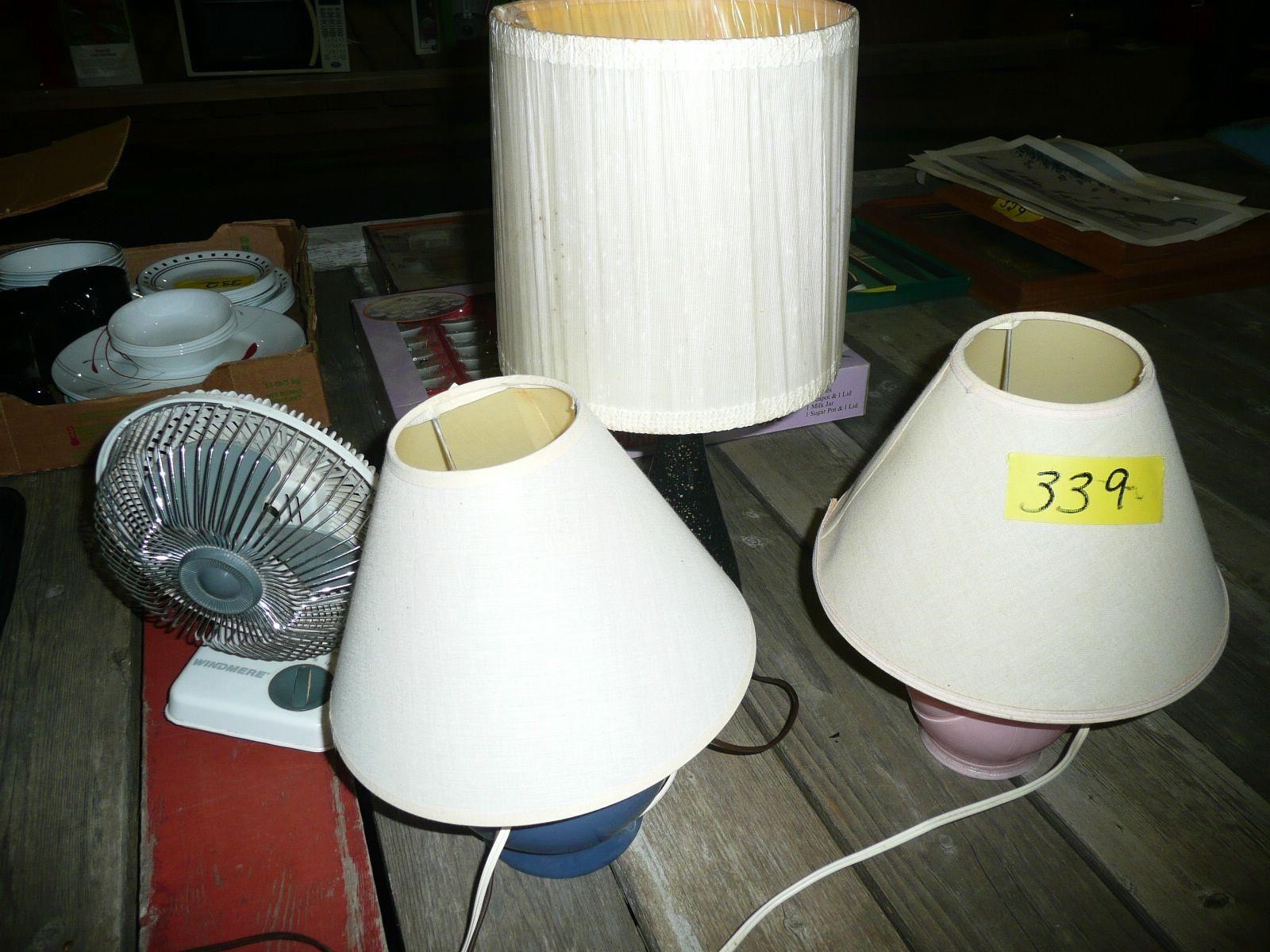 Lamps and Fan