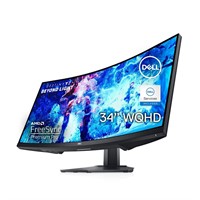Dell S3422DWG Curved Gaming Monitor - 34-inch WQHD