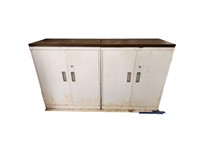 Two Garage Metal Cabinet