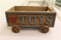 Toy wagon, wooden