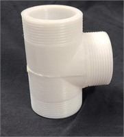 SPLIT HOSE T JOINT WITH RUBBER RINGS