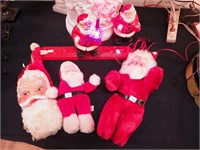 Five vintage Christmas items including two