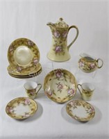 Nippon Luncheon Set with Coffee Pot, Plates, Bowls