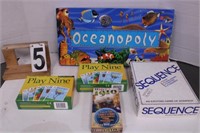 Board Games Includes Ocean-Opoly
