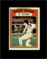 1972 Topps High #712 Bobby Bonds VG to VG-EX+