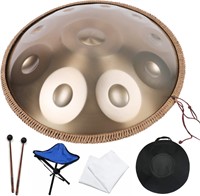 Handpan Drum 22 inches 10 notes D kurd Minor Stain