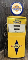 Antique Original Fully Restored Blue Sunoco Gas