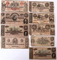 CONFEDERATE CURRENCY PROMISSORY NOTES - (9)