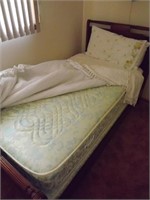 SINGLE BED AND BEDDING