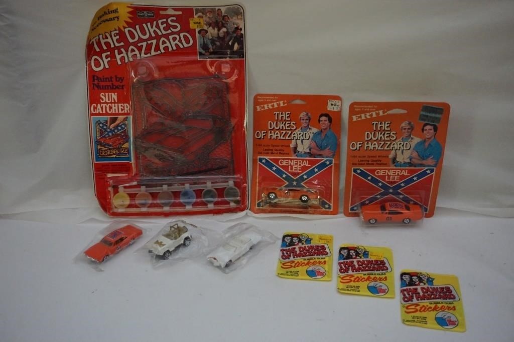 1981 Dukes of Hazard Wax Packs & Diecast