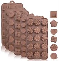 New- Silicone Candy and Chocolate Molds: F