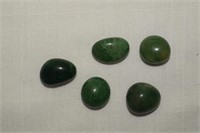 Five Jade Polised Stones