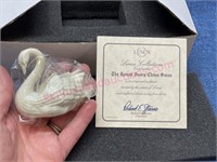 Lenox Ivory China Swan in box