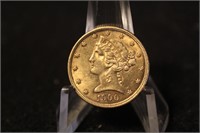 1900 $5 Liberty Head Pre-33 Gold Coin