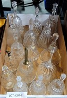 16 GLASS DECORATIVE BELLS