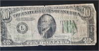 1934 10 DOLLAR FEDERAL RESERVE BANK NOTE