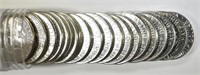 BU ROLL OF 1964-P KENNEDY HALF DOLLARS