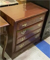 Broyhill three drawer side chest measures