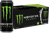 Monster Energy Drink, Green, Original, 16 Ounce (P