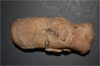 Pre-Columbian Mayan Carved Clay Head