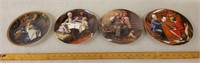 (4) Norman Rockwell Collectors Plates