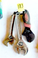 3 Adjustable Wrenches