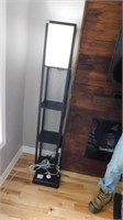 Decorator Shelf with Lamp - 63" Tall