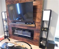 TCL 55" Smart TV, sound bar, speaker and remote