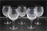Webb Corbett Crystal Wine Glasses