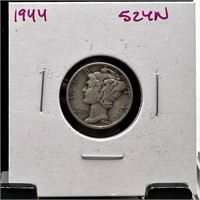 1944 MERCURY SILVER DIME