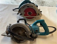 2 Mikita Saws: Drive Saw 5077B & Circular Saw