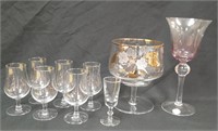 Assorted Glassware-- See Description