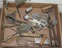 flat lot utensils including Gilchrist #31