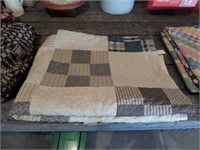 Early Machine Sewn Quilt