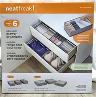 Neat Freak 6 Adjustable Drawer Organizers