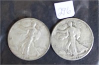 1939-D and 1940-S Walking Liberty Halves