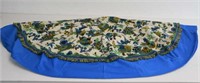 Vintage Colorful MCM Round Table Cloth